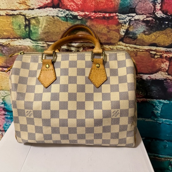 Louis Vuitton Damier Azur Speedy 25 - Picture 1 of 16